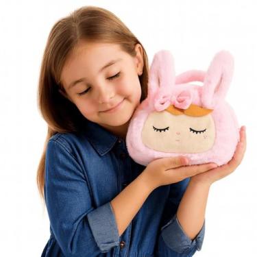 Imagem de Bolsa Infantil Metoo Coelha Rosa Com Laço e Alça De Mão - Me too