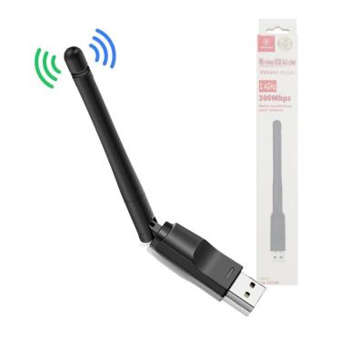 Imagem de Adaptador Wireless Usb com Antena Flexível 1200mbps para Conexão de Rede sem Fio Kapbom