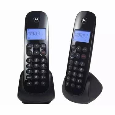 Imagem de Telefone sem Fio Motorola Moto 700 com Ramal Preto