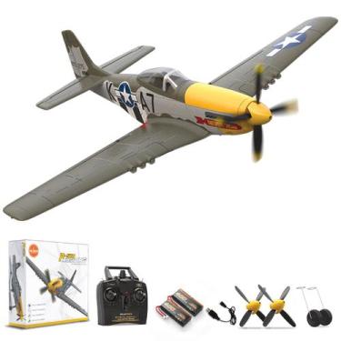 Imagem de Avião RC LEAMBE P51D Mustang 500 mm sem escova 4CH 2,4 GHz RTF