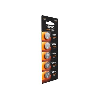 Imagem de Bateria de Lítio Vinik CR2025 3V com 5 Unidades para Controles e Dispositivos Eletrônicos