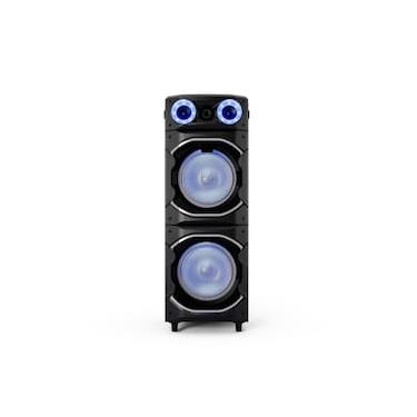 Imagem de Torre de Som Philco PCX26000 2600W Bluetooth Woofer Duplo 12” Flash Light Preta