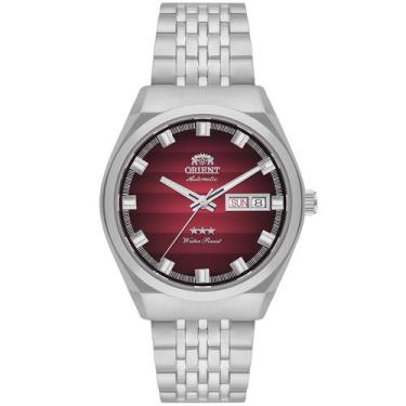 Imagem de Relógio Orient Masculino Automático Heritage 3 Estrelas Safira Cereja 