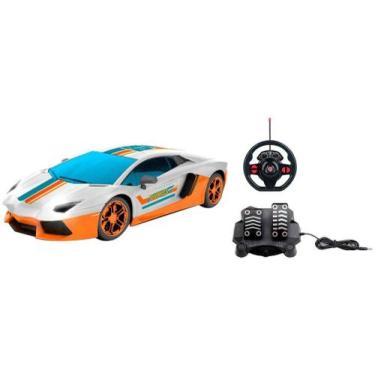 Imagem de Carrinho de Controle Remoto Hot Wheels - Turbo Tigers 7 Funções Candid