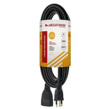 Imagem de Extensão Prolong PP 3x2,50mm 20A 20m Megatron