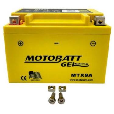 Imagem de Bateria Motobatt Gel 9ah Mtx9a Dafra Next Kansas Kasinski