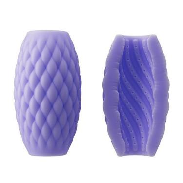 Imagem de Egg Ovo Masturbador em silicone Vazado Texturizado Athena Eros Cor:Rox
