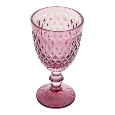 Imagem de Taça para Água de Vidro Bico de Abacaxi Lilás 320ml Lyor