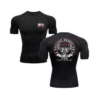 Imagem de Camiseta De Fitness Masculina Anime Baki Hanma Para Academia, MMA, Box