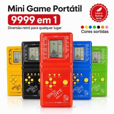 Imagem de Mini Game Portátil Brick Game 9999 em 1 Retrô Tetris - Topkingen26