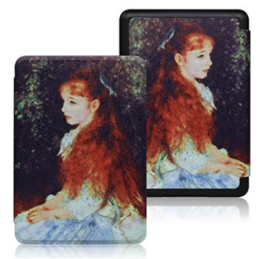 Imagem de CCOO Capa para todos os novos Kindle Basic 10ª geração lançado em 2019, capa de poliuretano premium com hibernar e despertar automáticos