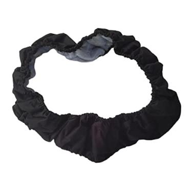 Imagem de Mini trampolim capa de 36-40 polegadas anti- resistente a surround protetor esponja oxford para armações, PRETO, 40 polegadas