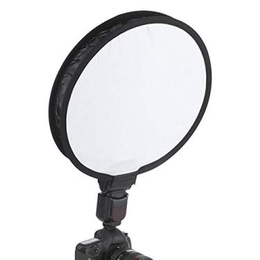 Imagem de Softbox Speedlite redondo de 40 cm, difusor de flash de estúdio portátil, Softbox, softbox de luz de guarda-chuva Speedlight com bolsa de transporte para retrato e fotografia do produto