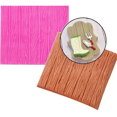 Imagem de Molde De Silicone Textura Madeira