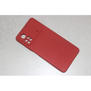 Imagem de Capa Case Silicone Premium para Novo Xiaomi Poco X4 PRO - Vermelho