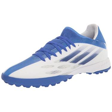Imagem de adidas Unissex-Adulto X Speedflow.3 Turf Chuteira de Futebol, Branco/Legacy Indigo/Azul, 5.5 Women/7 Men