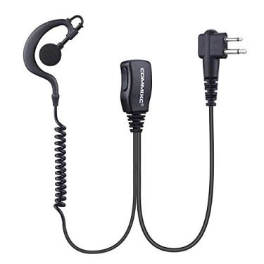 Imagem de Microfone Walkie Talkie da Commixc, microfone de dois pinos com plugue externo de 3,5 mm, compatível com rádios Motorola Kenwood Baofeng bidirecionais, 2-Pin 2.5&3.5mm Motorola (2 Pack)