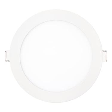 Imagem de Kian - Luminária Led Painel/Plafon Slim Redonda Embutir 24W 6.000K Branca Fria Bivolt
