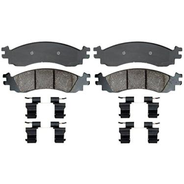 Imagem de ACDelco Conjunto de pastilhas de freio a disco dianteiro de cerâmica Gold 17D1158CHF1