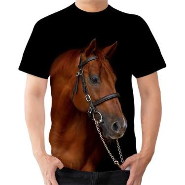 Imagem de Camiseta Camisa Personalizada Animal Cavalo Estilo 1