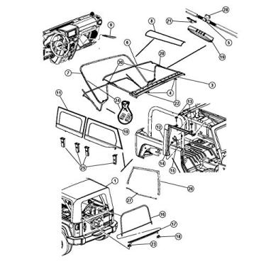 Imagem de Mopar Kit de espuma de fita 68078452AA