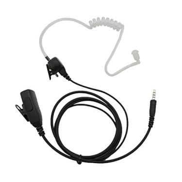Imagem de Fones de ouvido acústicos GoodQbuy com fio para celular, tubo de ar vazado 3,5 mm, fones de ouvido antiradiação com microfone para iPhone 6 Plus 5S Samsung Galaxy S8 S4 S3 Note 8 2 HTC Etc.