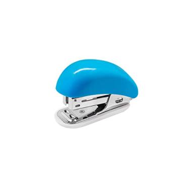 Imagem de Grampeador Plástico Mini para 20 Folhas 6,8cm Azul, BRW