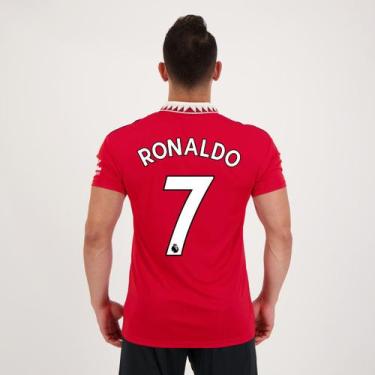 Imagem de Camisa Adidas Manchester United Home 2023 7 Ronaldo