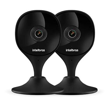 Imagem de 2 Câmeras Ip Wi-fi IMX C Black Intelbras Full HD 2MP Preta