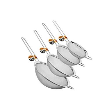 Imagem de Kit Peneiras em aço inox 4 Peças 12, 14, 16 e 20cm - Origina Line