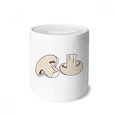 Imagem de DIYthinker Yummy Home Dish Ilustração de cogumelo caixa para dinheiro caixa de cerâmica porta-moedas presente de cofrinho