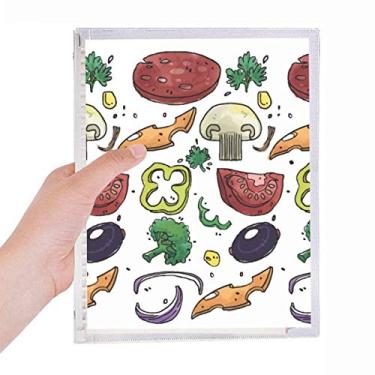 Imagem de Pizza Tomate Foods Pimentas, Cebola, Caderno de Folhas Soltas Diário Recarregável