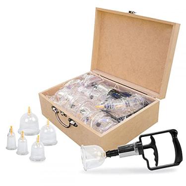 Imagem de Kit Ventosas Acupuntura Ventosaterapia Kit 12 Copos- Estek