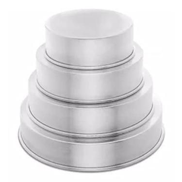 Imagem de Conjunto De Formas Redondas 4 Peças - 10cm De Altura (20cm,25cm,30cm,35cm)