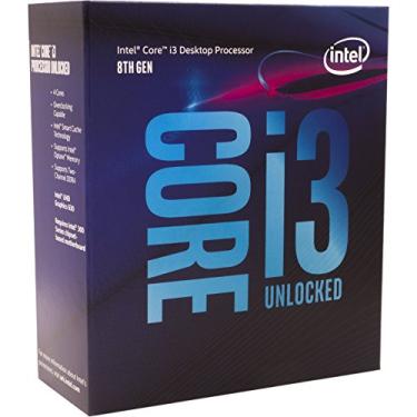 Imagem de Intel Processador Core i3-8350K Desktop 4 núcleos até 4,0 GHz desbloqueado LGA 1151 300 Series 91W