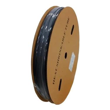 Imagem de Tubo Termo Retrátil 16mm 2:1 Preto - Rolo Com 100 Metros