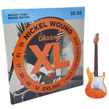 Imagem de Jogo de Cordas 010 D`Addario para Guitarra EXL 140 Nickel Wound