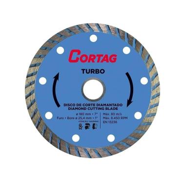 Imagem de Disco Diamantado Cortag 7P Turbo 180mmx25,4mm