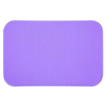 Imagem de Durável,Tapete De Borracha Antiderrapante Para Tosa De Animais De Estimação Mesa De Treinamento Para Banho, Absorvente De água, Fácil De Limpar, Rosa/verde, 57x38cm(Roxo)