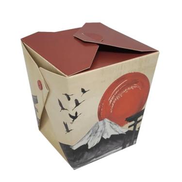 Imagem de Embalagem Caixa Box para Delivery Ifood Comida Oriental Chinesa Yakisoba - Tamanho G(1000ml) c/ 100un