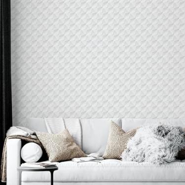 Imagem de Papel de Parede 3mx60cm Clean Adesivo Autocolante Lavável Branco - Defacile