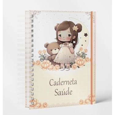 Imagem de caderneta de vacinação ursinho menina atualizada.