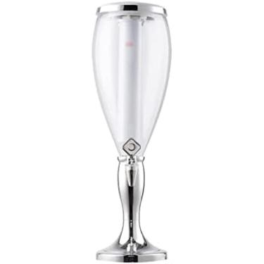 Imagem de Dispensador De Bebidas Em Torre De Cerveja Distribuidor De Cerveja De 1,5L Com Torneira Recipiente De Cerveja Comercial Com Sincelo Luminoso Removível E Lavável Dispensador De Torre De Cerveja Mul