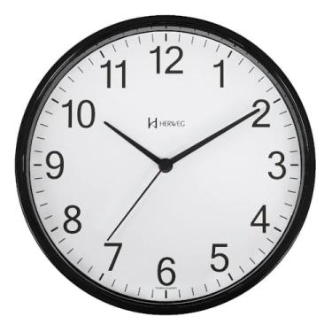 Imagem de Relógio de Parede Quartz Preto