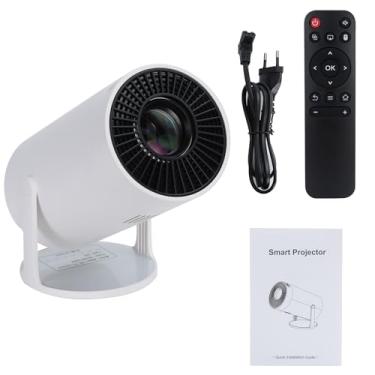 Imagem de 【Armazém Br, Entrega Rápida】 Mini Projetor Hy320 Portátil para Filmes, Retroprojetor Portátil, 4K 200 ANSI Data Show, 1080p 5G Wifi 6 BT, Full HD Plugue UE, Compatível com Celular, Notebook, TV Stick