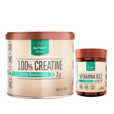 Imagem de Creatina Monohidratada 300g Nutrify + Vitamina B12 60caps Nutrify