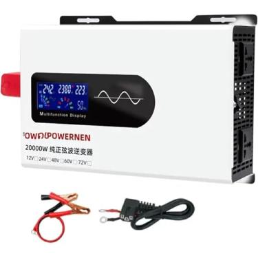 Imagem de Inversor de energia 7000W, 8000W, 9000W, 12000W, 15000W, 20000W Inversor de onda senoidal pura 48V, 60V, 72V DC para 220V AC Conversor para fogão de indução, frigideira elétrica, ar condicio