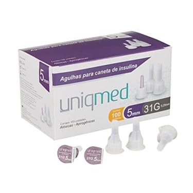 Imagem de KIT 300UN AGULHA CANETA INSULINA 5MM 31G UNIQMED
