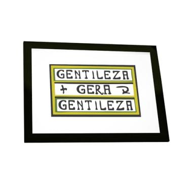 Imagem de Quadro Decorativo Gentileza Gera Gentileza Decoração Poster