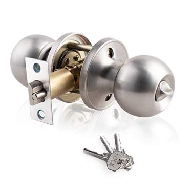 Imagem de Puxadores de porta, Contemporâneo, Satin Nickel